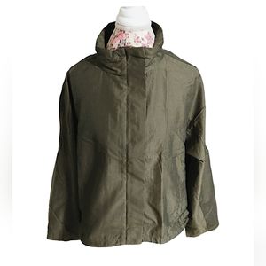 LOGO nylon zip-front Jacket